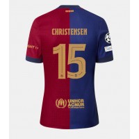 Dres Barcelona Andreas Christensen #15 Domáci 2024-25 Krátky Rukáv